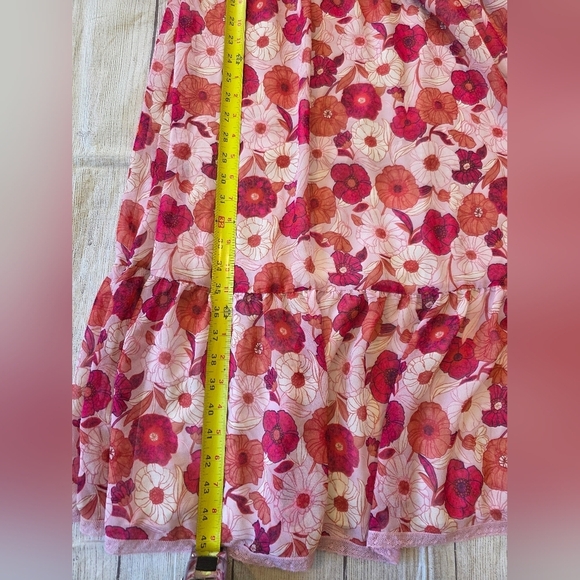 Aritzia Wilfred Plus Size 2X Grace Floral Smocked Dress Lined Boho Cottagecore - Picture 9 of 10